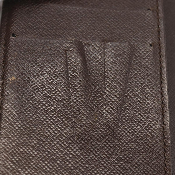 LOUIS VUITTON Damier Ebene Agenda PM Day Planner Cover R20700 LV Auth LNZ412