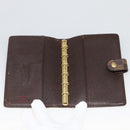 LOUIS VUITTON Damier Ebene Agenda PM Day Planner Cover R20700 LV Auth LNZ412-9