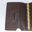 LOUIS VUITTON Damier Ebene Agenda PM Day Planner Cover R20700 LV Auth LNZ412-18