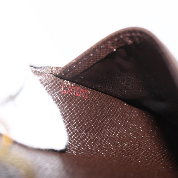 LOUIS VUITTON Damier Ebene Agenda PM Day Planner Cover R20700 LV Auth LNZ412