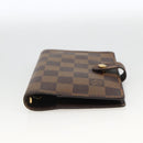 LOUIS VUITTON Damier Ebene Agenda PM Day Planner Cover R20700 LV Auth LNZ412-6