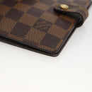 LOUIS VUITTON Damier Ebene Agenda PM Day Planner Cover R20700 LV Auth LNZ412-7