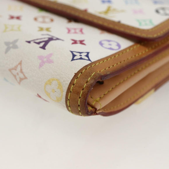LOUIS VUITTON Multicolor Porte Monnaie Billets Cartes Credit M92983 Auth LNZ413V