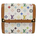 LOUIS VUITTON Multicolor Porte Monnaie Billets Cartes Credit M92983 Auth LNZ413V-13
