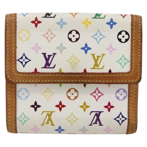 LOUIS VUITTON Multicolor Porte Monnaie Billets Cartes Credit M92983 Auth LNZ413V