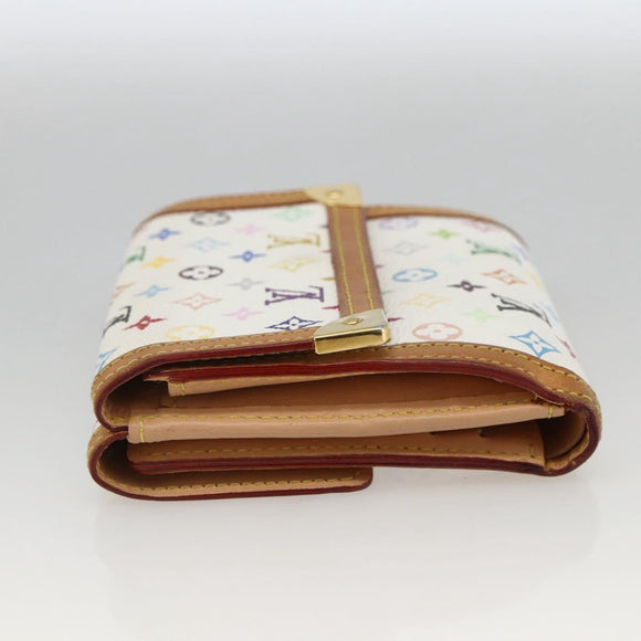 LOUIS VUITTON Multicolor Porte Monnaie Billets Cartes Credit M92983 Auth LNZ413V