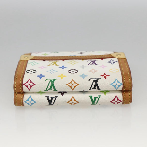 LOUIS VUITTON Multicolor Porte Monnaie Billets Cartes Credit M92983 Auth LNZ413V