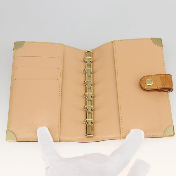LOUIS VUITTON Multicolor Agenda PM Day Planner Cover White R21074 Auth LNZ414V