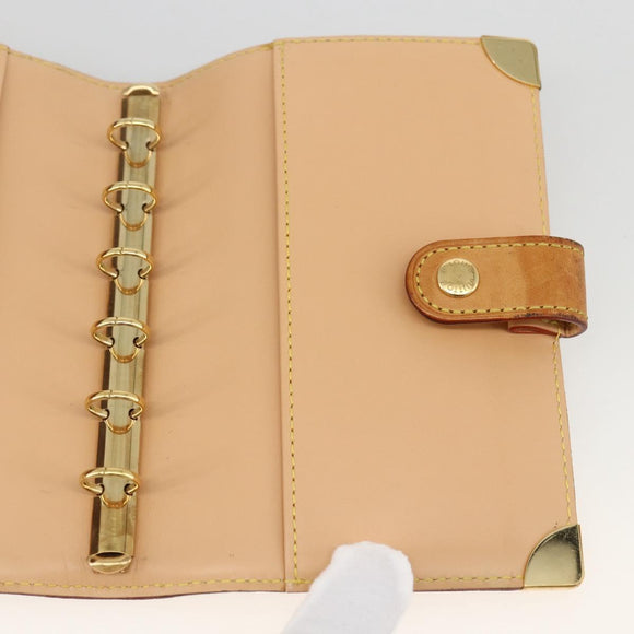 LOUIS VUITTON Multicolor Agenda PM Day Planner Cover White R21074 Auth LNZ414V