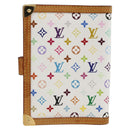LOUIS VUITTON Multicolor Agenda PM Day Planner Cover White R21074 Auth LNZ414V-2