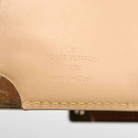 LOUIS VUITTON Multicolor Agenda PM Day Planner Cover Black R20895 Auth LNZ415V