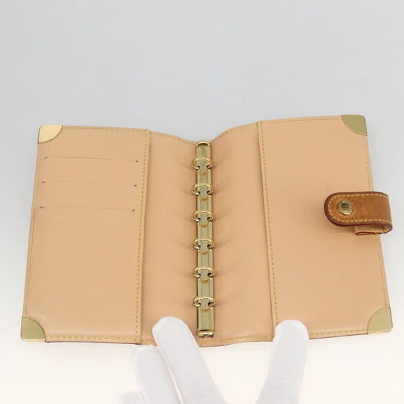 LOUIS VUITTON Multicolor Agenda PM Day Planner Cover Black R20895 Auth LNZ415V