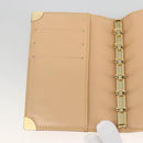 LOUIS VUITTON Multicolor Agenda PM Day Planner Cover Black R20895 Auth LNZ415V-18