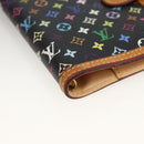LOUIS VUITTON Multicolor Agenda PM Day Planner Cover Black R20895 Auth LNZ415V-14