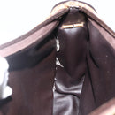 Christian Dior Trotter Canvas Shoulder Bag Beige Gold Auth LNZ423-18
