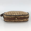 Christian Dior Trotter Canvas Shoulder Bag Beige Gold Auth LNZ423-9