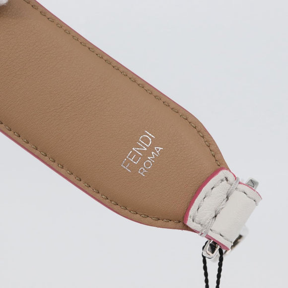 FENDI Shoulder Strap Leather Multicolor Auth LNZ424