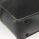 GUCCI Bamboo GG Canvas Hand Bag Black 112530 Auth LNZ427-11
