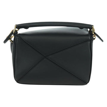 LOEWE Loewe x Studio Ghibli Calcifer Mini Puzzle Bag Leather Black Auth LNZ429SM - 0