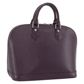 LOUIS VUITTON Epi Alma Hand Bag Wine Red Grenard M5280L LV Auth LNZ431V