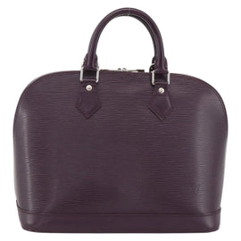 LOUIS VUITTON Epi Alma Hand Bag Wine Red Grenard M5280L LV Auth LNZ431V - 0