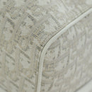 Christian Dior Trotter Canvas Boston Bag 2way White Auth LNZ433SM-16