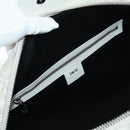 Christian Dior Trotter Canvas Boston Bag 2way White Auth LNZ433SM-24