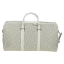 Christian Dior Trotter Canvas Boston Bag 2way White Auth LNZ433SM-3