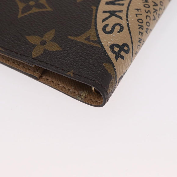 LOUIS VUITTON Monogram T&B Agenda PM Day Planner Cover R21039 LV Auth LNZ436