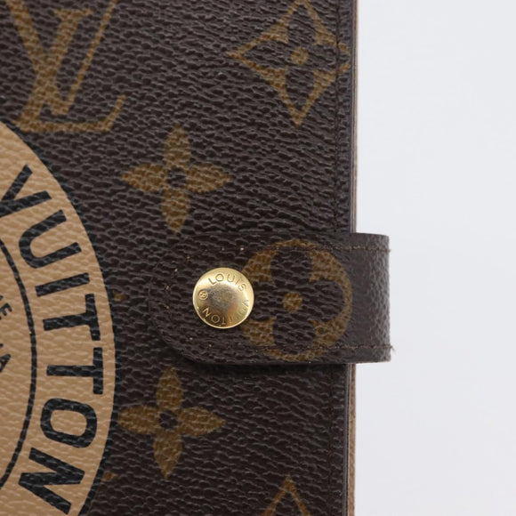LOUIS VUITTON Monogram T&B Agenda PM Day Planner Cover R21039 LV Auth LNZ436