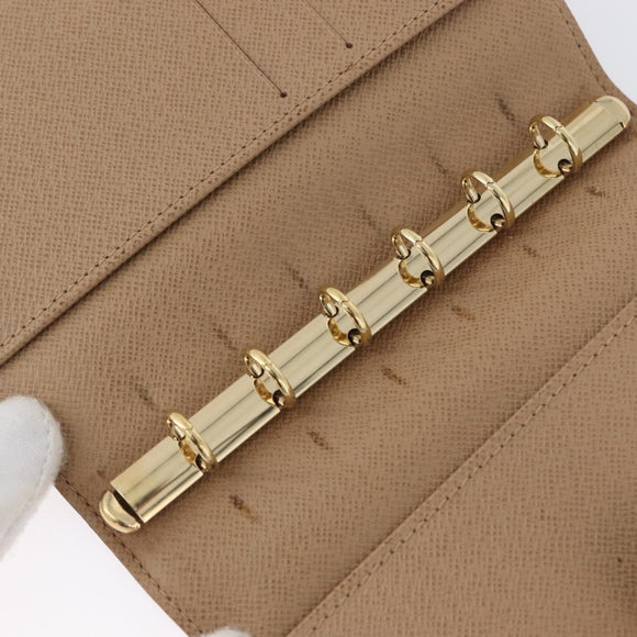 LOUIS VUITTON Monogram T&B Agenda PM Day Planner Cover R21039 LV Auth LNZ436
