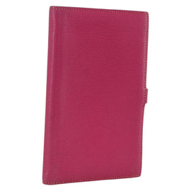 HERMES Organizer Agenda Vision Day Planner Cover Leather Pink Auth LNZ437