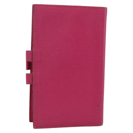 HERMES Organizer Agenda Vision Day Planner Cover Leather Pink Auth LNZ437 - 0