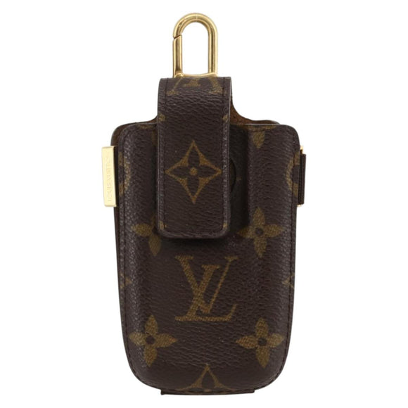 LOUIS VUITTON Etui Telephone International Cell Phone Case M63064 Auth LNZ438