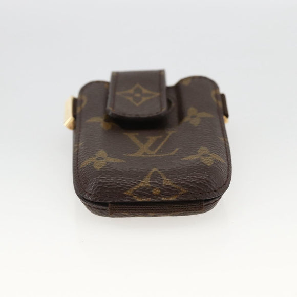 LOUIS VUITTON Etui Telephone International Cell Phone Case M63064 Auth LNZ438