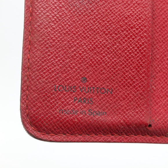 LOUIS VUITTON Monogram Cherry Compact zip Bifold Wallet M95005 LV Auth LNZ439