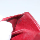 LOUIS VUITTON Monogram Cherry Compact zip Bifold Wallet M95005 LV Auth LNZ439-23