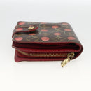 LOUIS VUITTON Monogram Cherry Compact zip Bifold Wallet M95005 LV Auth LNZ439-6