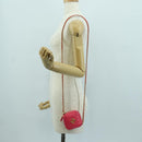 CHANEL Choco Bar Chain Shoulder Pouch Lamb Skin Pink Gold CC Auth LNZ440SAM-25