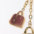 LOUIS VUITTON Bag Charm Iconic Bag Charm metal Red Black LV Auth LNZ441-9
