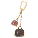 LOUIS VUITTON Bag Charm Iconic Bag Charm metal Red Black LV Auth LNZ441-7