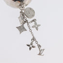 LOUIS VUITTON Mirror Ball Porte Cles Key Holder Silver M65378 LV Auth LNZ442-3