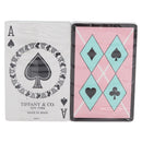 TIFFANY&Co. Playing Cards 2 Set Green Pink Auth LNZ443V-3