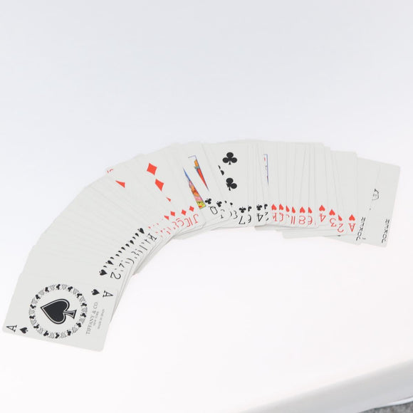 TIFFANY&Co. Playing Cards 2 Set Blue Red Auth LNZ444V