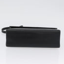 Salvatore Ferragamo Hand Bag Leather 2way Black Gold Auth LNZ457-11