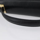 Salvatore Ferragamo Hand Bag Leather 2way Black Gold Auth LNZ457-7