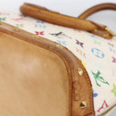 LOUIS VUITTON Monogram Multicolor Alma Hand Bag White M92647 LV Auth LNZ460-15
