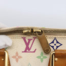 LOUIS VUITTON Monogram Multicolor Alma Hand Bag White M92647 LV Auth LNZ460-10