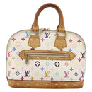 LOUIS VUITTON Monogram Multicolor Alma Hand Bag White M92647 LV Auth LNZ460-13