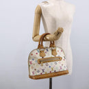 LOUIS VUITTON Monogram Multicolor Alma Hand Bag White M92647 LV Auth LNZ460-21
